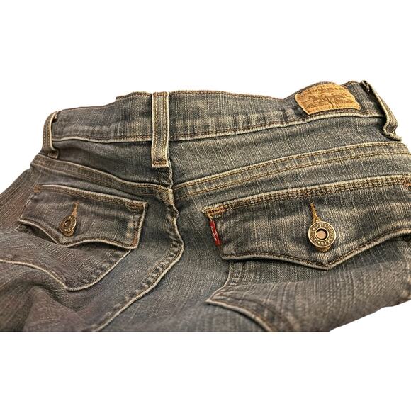 Levi's 512 Perfectly Slimming Bootcut Jeans, Medium Wash, Women's Size 10 - Picture 3 of 5